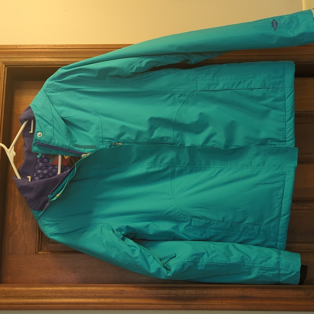 Sims Teal and Purple ski/snowboard jacket, Size M